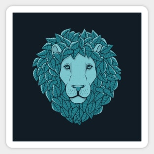 Leaf Lion Ecologic by Tobe Fonseca Sticker